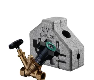 Oventrop Strangreg.-Ventil Aquastrom C DN20,beidseitig IG,mit Isolierung
