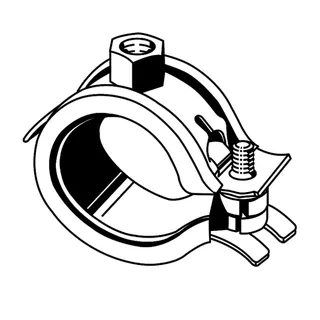 aquatherm Befestigungsschelle für Rohre 40mm