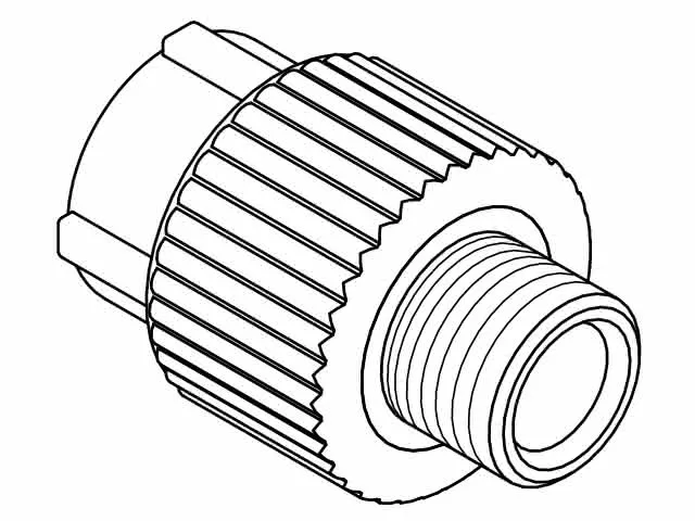 aquatherm green Ü. Stück 32mm x 3/4"AG rund