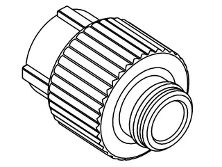 aquatherm green Ü. Stück rund selbstdicht. 25mm x 1/2"AG