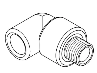aquatherm green Ü-Winkel 90 Grad 32mm x 3/4"AG