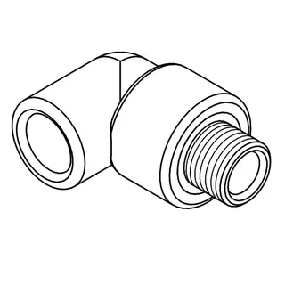 aquatherm green Ü-Winkel 90 Grad 20mm x 3/4"AG