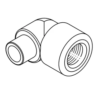 aquatherm green Ü-Winkel 90 Grad aussen 20mm x 1/2"IG