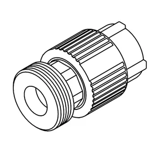 aquatherm green Gegenstück 75mm x2 3/4"AG für ISO-Vers.