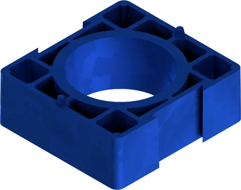 SBK Distanzstück blau 20mm lang Nr. 6013065