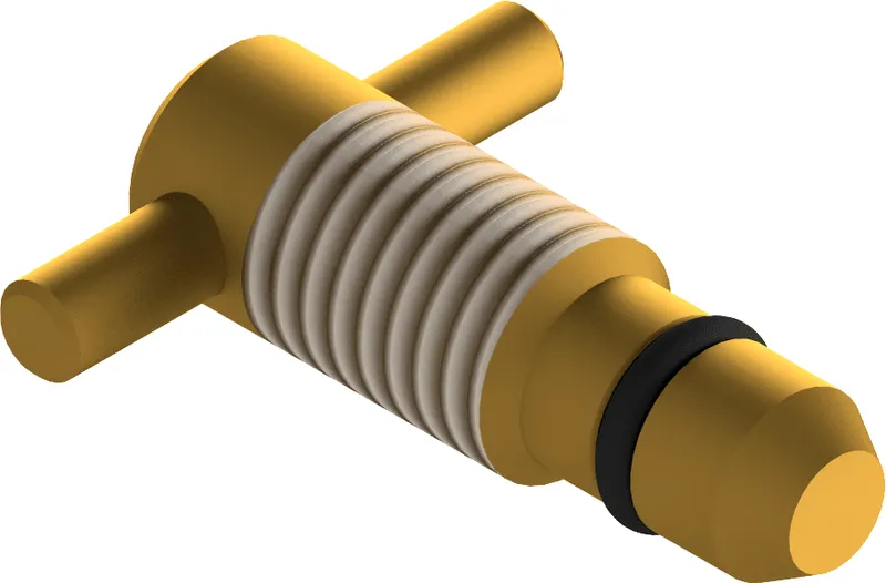 SBK Entleerspindel mit O-Ring für Segment WV 4001, Nr. 8001007