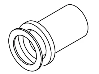 aquatherm green Bundbuchse 125mm mit Formteil