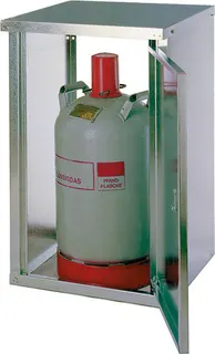 Flaschenschrank für 1 Flasche (11kg) 750x460x400mm, Nr.18513