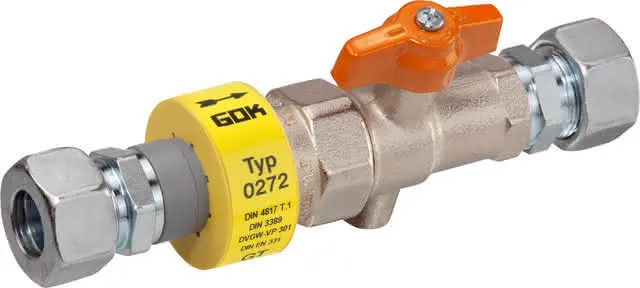 GOK Hauptabsperreinrichtung therm.TAE Typ 0272 RVS18xRVS18 DN15, Nr.0272242