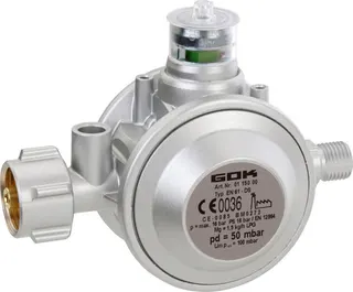 GOK Niederdruckregler Typ EN61-DS gerade o.Manom. KLFxG1/4LH-KN 50mbar, 0115000 – Bild 2