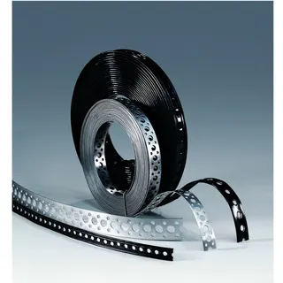 Montagelochband 19 mm Kunststoff- ummantelt, per Rolle a' 10 m