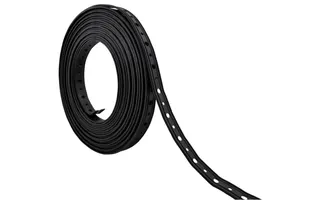 Montagelochband 28 x 3,7 mm Kunststoff- ummantelt, per Rolle a' 10 m