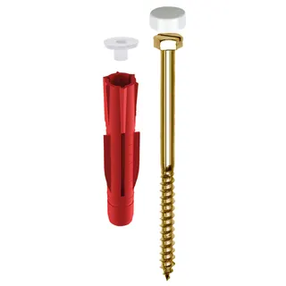 Tox WC-Befestigung Typ E 6x85mm Nr.04510152/S weiß – Bild 4