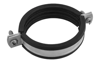 BIS Bifix-Edelstahl-Schelle 1301 mit Einlage DIN 4109 Gewinde M8 70-76mm – Bild 2