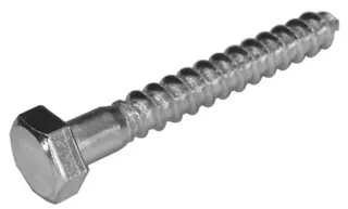 Sechskantholzschraube DIN 571 M 10 x 80 mm verzinkt – Bild 2