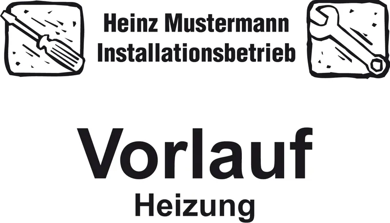 BIS Druckkosten einfarbig pro Schild- seite, Nr.0200021