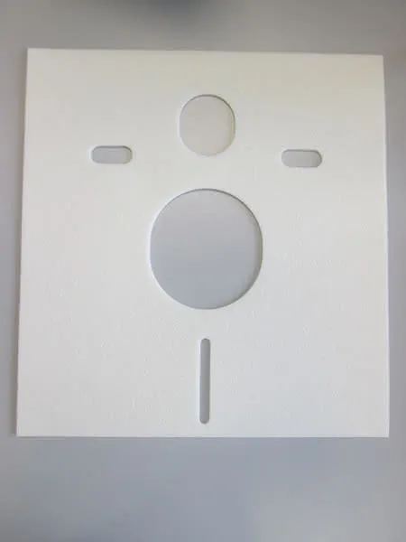 sanibel-Schallschutz-Set für Wand-WC und Bidet RG 30/5mm