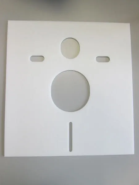 sanibel-Schallschutz-Set für Wand-WC und Bidet RG 70/4mm