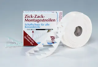 sanibel-Zick-Zack-Montagestreifen 36x3mm 2x4,5m lang