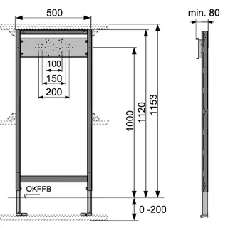 TECE Profil Bad-/Duschmodul für UP und AP Armaturen BH1120 – Bild 2