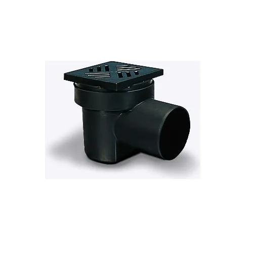 KESSEL Kellerablauf DN100 schwarz aus PP