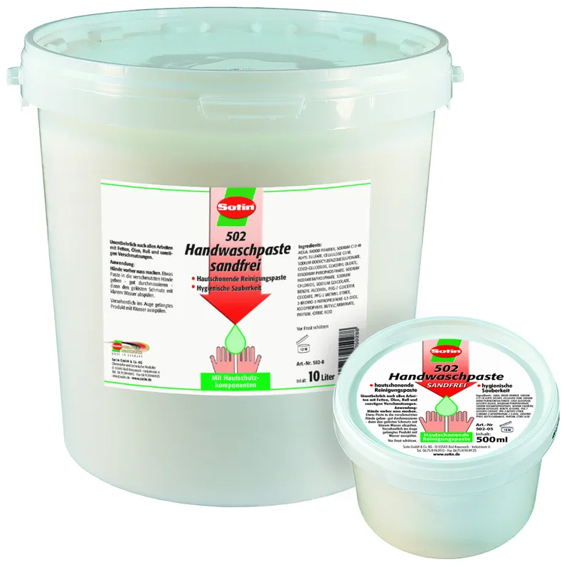 Sotin 502 Handwaschpaste sandfrei 10 l/Eimer