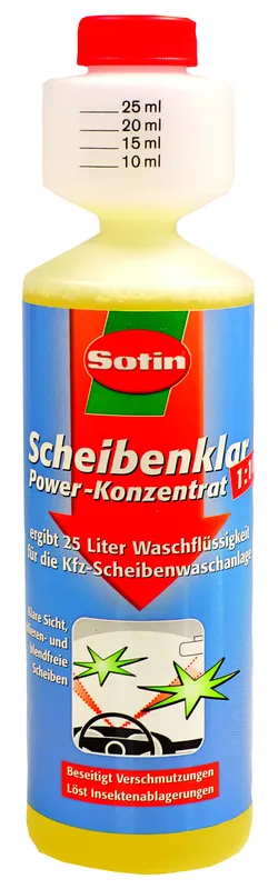 Sotin Scheibenklar Superkonzentrat 1:100 250 ml Dosierflasche