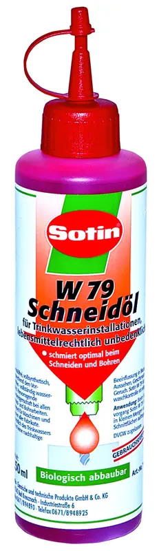 Sotin W 79 Schneidöl, DVGW-geprüft 250 ml Flasche