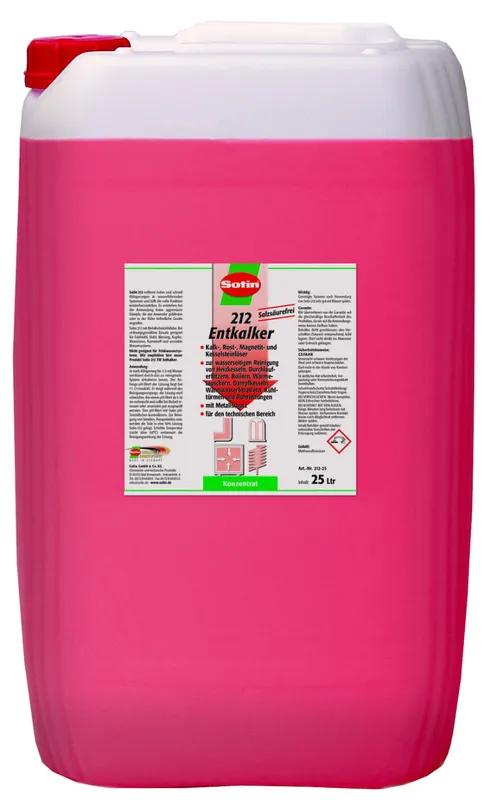 Sotin 212 Entkalker 25 ltr Kanister