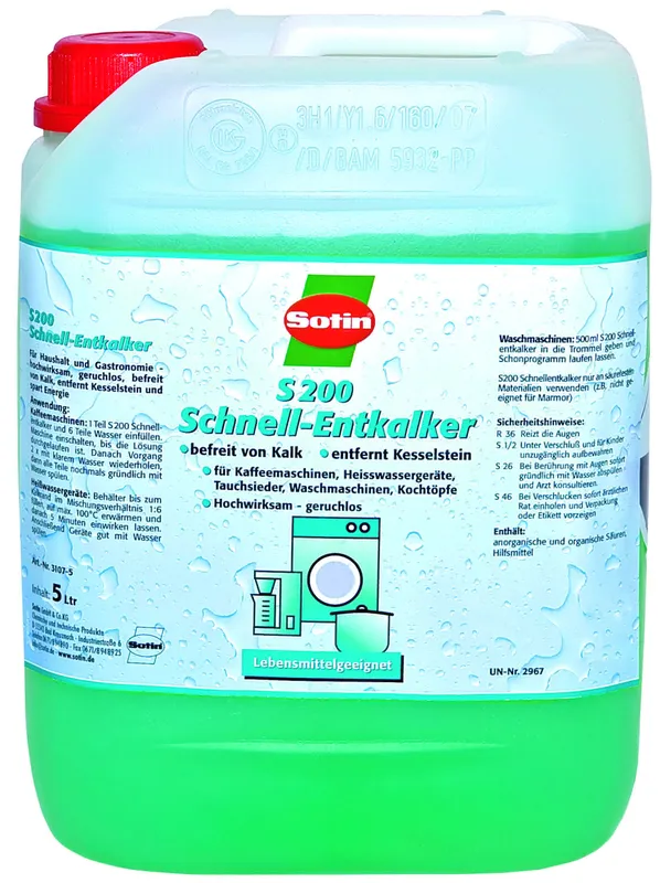 Sotin S 200 Schnellentkalker 5 ltr Kanister