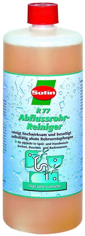 Sotin R77 Abflussrohr-Reiniger 1 ltr Flasche