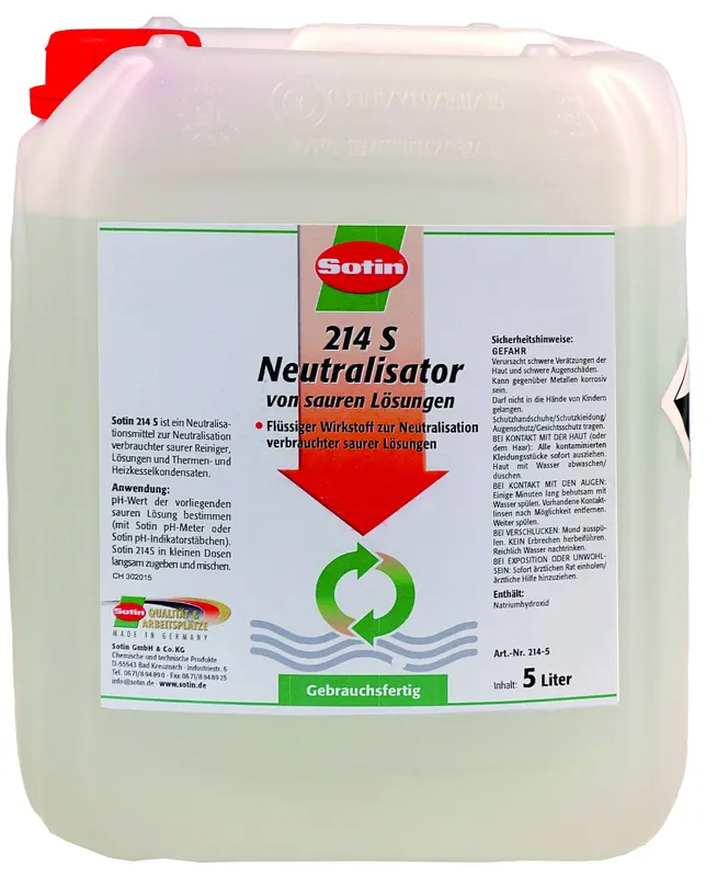 Sotin 214 S Neutralisator 5 ltr Kanister