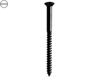 Liko-Holzschrauben 4.5 x 45 mm DIN 95 Messing verchromt VE = 200 Stück