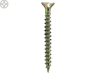 Frank ABC Spax Senkkopfschraube Wellenschliff, gelb-verz. 4.5x45 VE=200