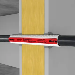 Missel Brandschutz-Dämm-Manschette BSM-S 35 BL: 250 mm Dicke: 4 mm – Bild 2