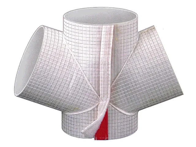 Missel Dämmung Misselsystem Abwasser MSA 4-D 100x100x100-88 Grad Doppelabzw.