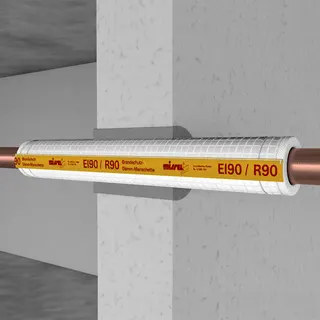 Missel Brandschutz-Dämm-Manschette BSM-R90 76-Cu BL: 1000mm Dicke: 13mm – Bild 3