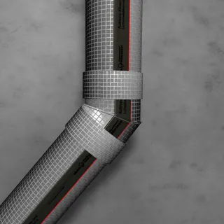 Missel Dämmung Misselsystem Abwasser MSA-KL B 80-45 Grad Bogen – Bild 3