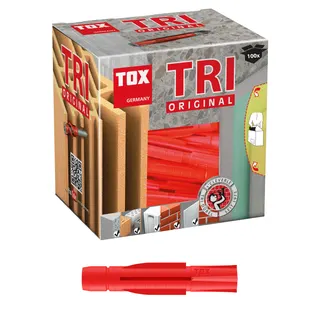 Tox-Allzweckdübel TRI ohne Kappe 5/31 VE=100 Stück