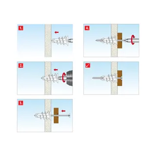 Tox Gipskartondübel GDK 32 Nr.068100231 Paket = 50 Stück – Bild 2