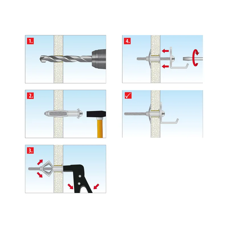 Tox Metall-Hohlraumdübel MHD-S M5x52 S Nr.035101071