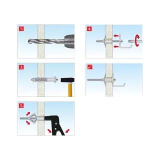 Tox Metall-Hohlraumdübel MHD-S M5x52 S Nr.035101071
