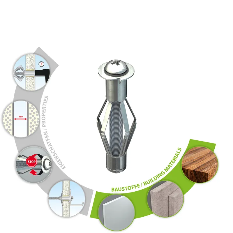 Tox Metall-Hohlraumdübel MHD-S M6x52 S Nr.035101121