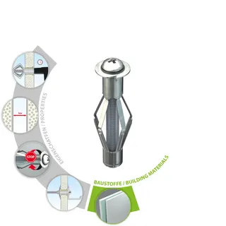 Tox Metall-Hohlraumdübel MHD-S M6x65 S Nr.035101131 – Bild 5