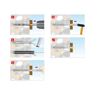 Tox Nageldübel LSN-SK 6/50 per VE (=50 Stück) – Bild 2