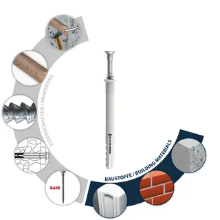 Tox Nageldübel LSN-SK 6/40 per VE (=50 Stück)