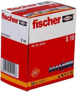 1 PAKET Fischer-Dübel S10/50mm Inhalt = 50 Stück – Bild 2