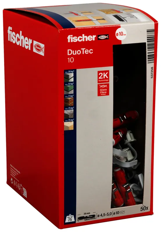 Fischer Duotec 10 PAKET mit 50 Stück Inhalt