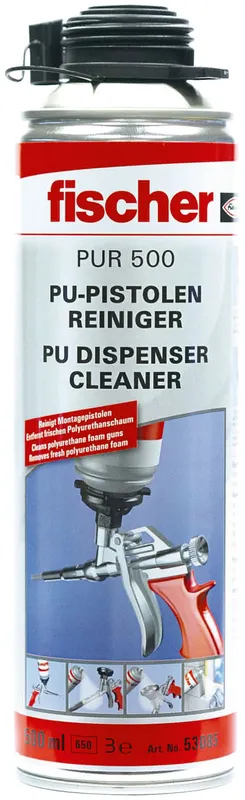 Fischer 1K-PU-Pistolenreiniger PU PR 500, 500 ml, Nr.53085