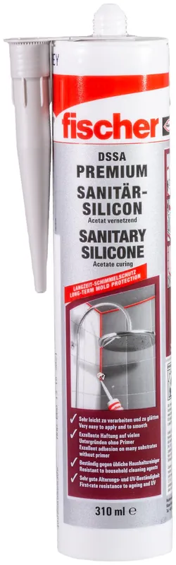 Fischer Sanitärsilicon 310 ml Nr.53103 beige